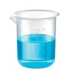Bello 25ml Polypropylene Beaker with Graduation Marks for Laboratory