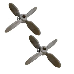 Premium Quality Plastic Blade For Bhatti Blower No.18 (Pack of 2)