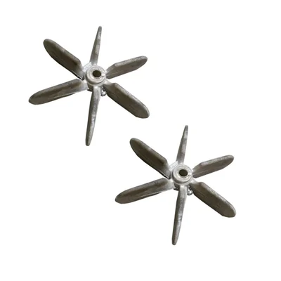 Premium Quality Plastic Blade For Bhatti Blower No.25 (Pack of 2)