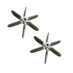 Premium Quality Plastic Blade For Bhatti Blower No.25 (Pack of 2)