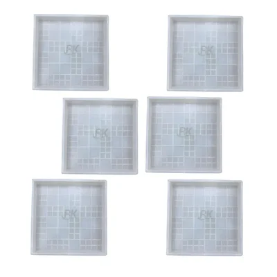 RK Plastic Check Tile Mould (12 x 12 Inch) (Pack Of 6)