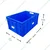 Multipurpose Blue Portable Plastic Crate 650x450x315 mm