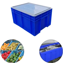 Singhal 19 L Multipurpose Plastic Crate with Lid, 400x300x200 mm