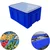 Singhal 19 L Multipurpose Plastic Crate with Lid, 400x300x200 mm