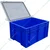 Singhal 19 L Multipurpose Plastic Crate with Lid, 400x300x200 mm