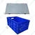 Singhal 55 Liters Multipurpose Plastic Crate with Lid, 600x400x285 mm