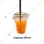 1000 Pcs, 250ml Cup with High Flat Lid for Mousse, Desserts, Ice Cream, Muffins Serving and Takeaway