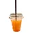 1000 Pcs, 250ml Cup with High Flat Lid for Mousse, Desserts, Ice Cream, Muffins Serving and Takeaway