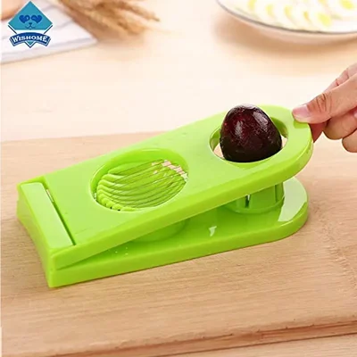 10 Pcs Plastic 2 in 1 Egg Slicer For Multipurpose Use