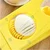 10 Pcs Plastic 2 in 1 Egg Slicer For Multipurpose Use