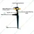 Concorde 1/2 Inch Plastic Impact Spike Sprinkler For Lawn And Garden Irrigation (Pack Of 5)
