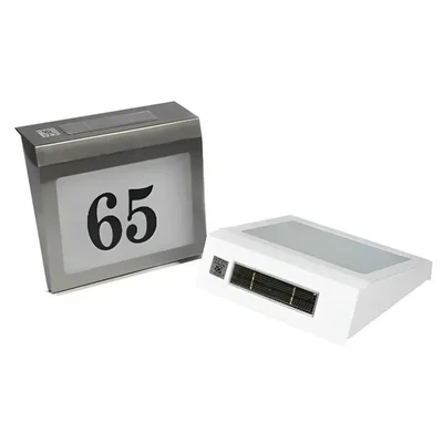 Solar Universe India Solar Garden Light Cum Name & Number Plate, Solar Light Set With 2 Watt Power