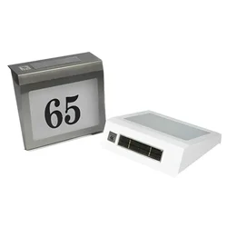 Solar Universe India Solar Garden Light Cum Name & Number Plate, Solar Light Set With 2 Watt Power