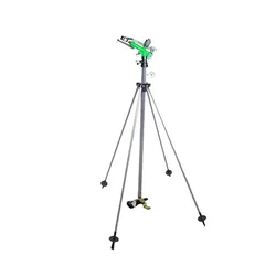 PPL AGRO Plastic 1.25 inch Rain Gun with Stand, Riser Pipe, Pressure Gauge and Foot Bottom