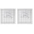 JS Designer 12 x 12 Inch SIKKA Tile Mould ,(Pack Of 2)