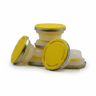 GS (Pack of 500) Flexible Plastic Spout Cap for 15 Liter Tin Cans with Leak Proof Pull Up Directional Pouring