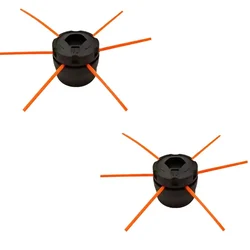 Simple Plastic Trimmer head for Petrol Brush Cutter, Suitable For Lawn & Grass Trimming(Quantity-2 Pieces)