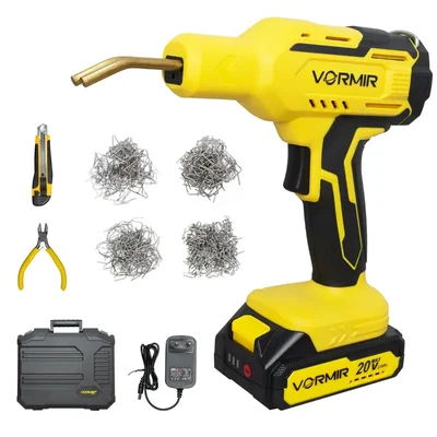 Vormir 20V Cordless Auto Shut-Off Function Plastic Welder Tool With Battery, Charger & Staples, Max. Temp 500°C