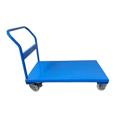 Suwas Trolley 400 kg Load Capacity Mild Steel Platform Trolley With 6" x 2" Caster Wheel, 1 Year Warranty (SU-PT-004)