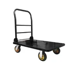 UTC 500 Kg Load Capacity Metal Body Foldable Platform Trolley With Steel Handle (75 x 50 x 86 cm)