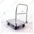 UTC 500 Kg Load Capacity Iron Body Foldable Platform Trolley With Steel Handle (75 x 50 x 86 cm)