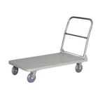 UTC 500 Kg Load Capacity Iron Body Foldable Platform Trolley With Steel Handle (75 x 50 x 86 cm)