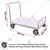 Suwas Trolley 500 kg Load Capacity Mild Steel Platform Trolley,1 Year Warranty (SU-PT-009)
