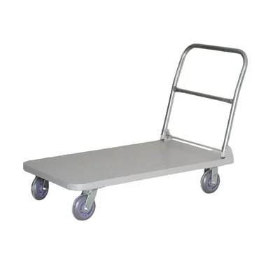 UTC 200 Kg Load Capacity Iron Body Foldable Platform Trolley With Steel Handle (75 x 50 x 86 cm)