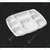 450pcs, PARAS 8 Compartment Platter with Transparent Lid