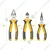 Ingco 8" Combination Plier, 6" Long Nose Plier & 6" Diagonal Cutting Plier 3 Pcs Set (HKPS28318)