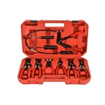 Keaa 9 Pcs Wire Long Reach Hose Clamp Pliers Set Engine Repair Fuel Oil Water Hose Removal Tool Kit Durable Handy