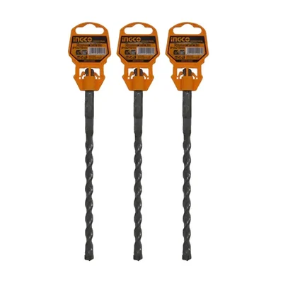 Ingco 10x210 mm SDS Plus Hammer Drill Bit (DBH1211003) - Pack of 4 Pcs