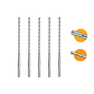 Ingco 8x160 mm SDS Plus Hammer Drill Bit (DBH1210802C)- Pack of 5 Pcs