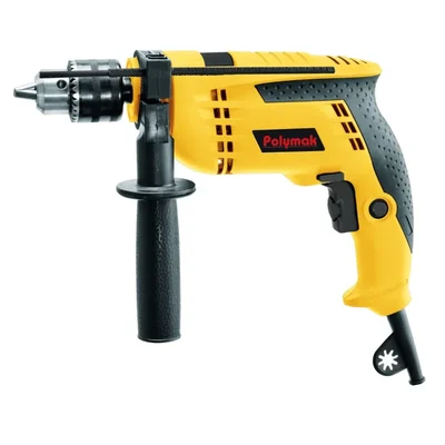 POLYMAK 13mm 650W 2800 RPM Variable Speed Reversible Industrial Impact Hammer Drill PMID13-DY