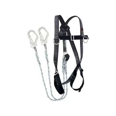 Karam KI02(PN351N)(S)(000_131N)(2.0M) Full Body Safety Harness, Forked Lanyard with Energy Absorber