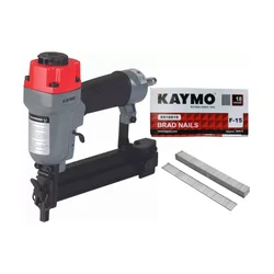 Kaymo 15-50 mm Pneumatic Air Brad Nailer (ECO-PB18G50) With 15 mm Brad Nails Combo (BR18G15)