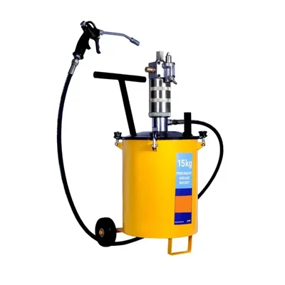 Heavy Duty 15 Kg Pneumatic Operated Grease Pump With Hose and Gun