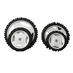 Dollss Pneumatic Tractor Operated Wheel Set - 43 Inch Front & 62 Inch Back Narrow Tyres for Boom Sprayer & Farming