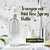 100 Pcs, 100ml PET Plastic Refillable Pocket Mist Spray Bottle with Dispenser Cap