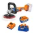 Wadfow 180mm (7") 20V Cordless Brushless, variable Speed Control Polisher With Batter-Charger & Accessories, 400-2500 RPM (WHL1B181)