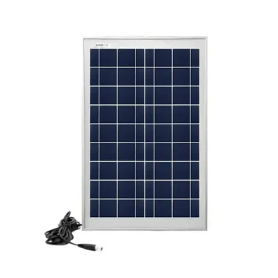 Gramstrong 20w Polycrystalline Solar Panel With 5 m wire for Home, RV and  Camping 