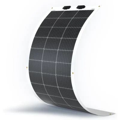 WAAREE 125W, 24V 2x18 Cells Mono PERC Flexible Solar Panel (Pack of 2) for Home, Commercial and Industrial Usage