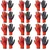 Delight 12 Pair 13G Red Polyster Black Latex Coated Gloves (MLPN55-RB)