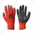 Delight 12 Pair 13G Red Polyster Black Latex Coated Gloves (MLPN55-RB)