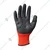Delight 12 Pair 13G Red Polyster Black Latex Coated Gloves (MLPN55-RB)