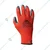 Delight 12 Pair 13G Red Polyster Black Latex Coated Gloves (MLPN55-RB)