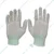 Delight 12 Pair White Colour 13 Gauge Large Size Polyester PVC Dotted Gloves (MPKD13-62)