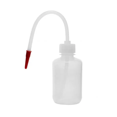 Cometek 125ml Polyethylene Laboratory Wash Bottle Pack of 1 for Dispensing Liquids Flexible Delivery Tube