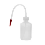 Cometek 125ml Pack of 12 Polyethylene Laboratory Wash Bottle with Flexible Delivery Tube