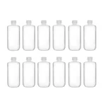 COMETEK 500ml Polypropylene Reagent Bottle Narrow Mouth Autoclavable Leak Proof (Pack of 12) Plastic Bottle